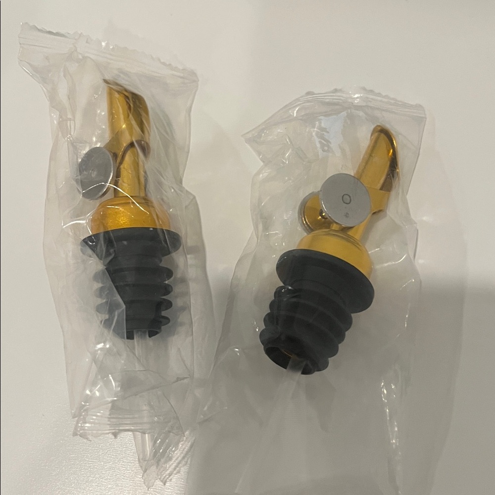 Gold and Black Brightland Olive Oil Spouts